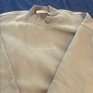 Essentials Fear of God mock sweatshirt size XS